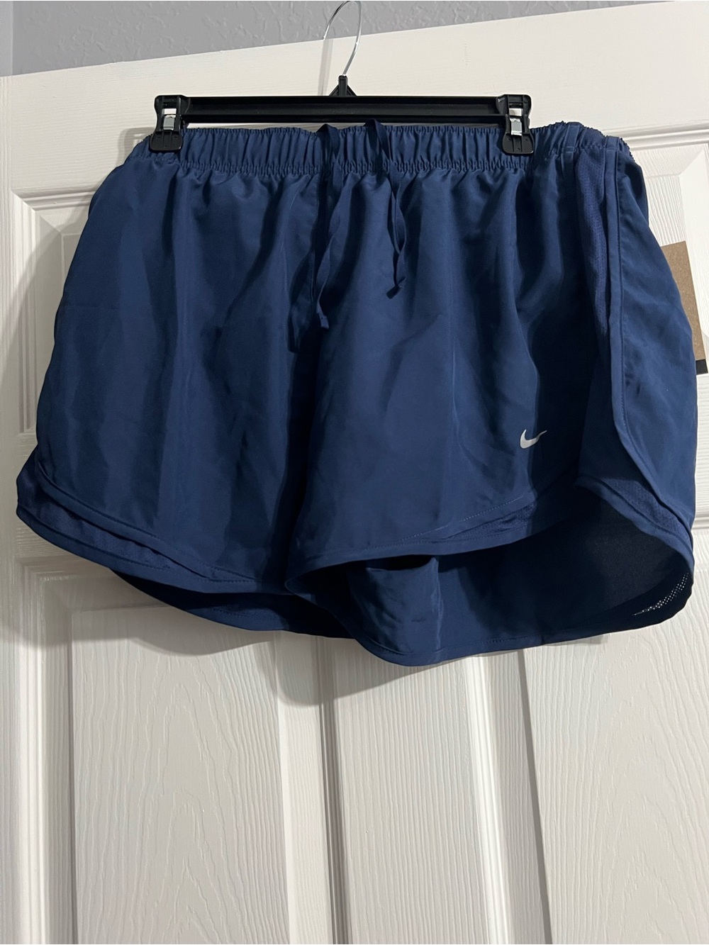 Nike Women's Navy Blue Athletic Shorts